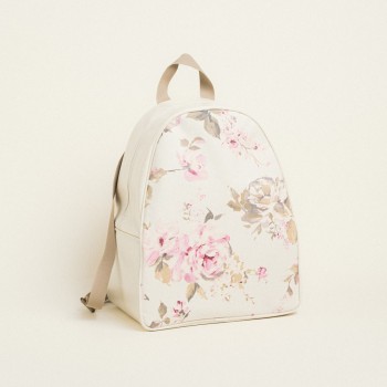 Beauty Home BACKPACK 43x35x23cm ΚΛΑΣΙΚΟ ΦΛΟΡΑΛ