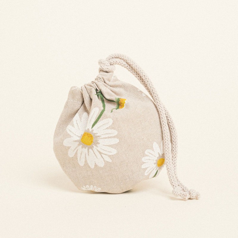 Beauty Home ΠΟΥΓΚΙ ΟΒΑΛ ΜΕ ΚΟΡΔΟΝΙ 13 x 14 cm  ΜΕΓΑΛΕΣ ΜΑΡΓΑΡΙΤΕΣ