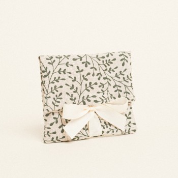 Beauty Home ΠΟΥΓΚΙ ΜΕ ΚΟΡΔΕΛΑ 12 x 17 cm ΠΡΑΣΙΝΑ ΚΛΑΔΑΚΙΑ