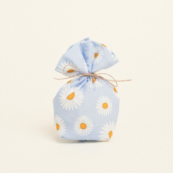 Beauty Home ΠΟΥΓΚΙ ΜΕ ΒΑΣΗ 8 x 12 cm ΠΟΠΛΙΝΑ ΜΑΡΓΑΡΙΤΕΣ ΓΑΛΑΖΙΟ ΦΟΝΤΟ