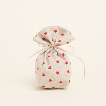 Beauty Home ΠΟΥΓΚΙ ΜΕ ΒΑΣΗ 8 x 12 cm ΜΙΚΡΕΣ ΚΟΚΚΙΝΕΣ ΚΑΡΔΙΕΣ