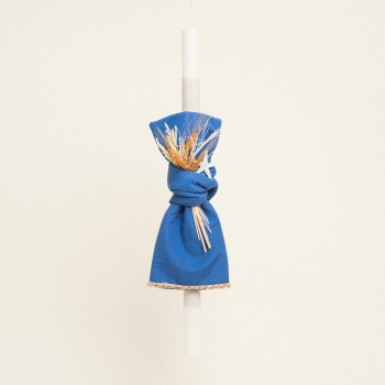 Beauty Home ΛΑΜΠΑΔΑ ΒΑΠΤΙΣΗΣ ΜΟΝΟΧΡΩΜΟ PREMIUM ΜΠΛΕ ΡΟΥΑ