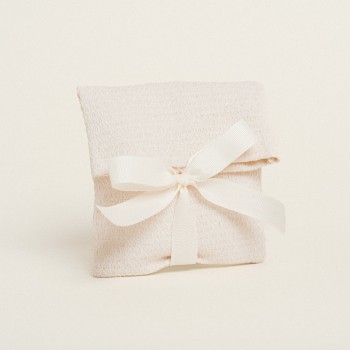 Beauty Home ΠΟΥΓΚΙ ΜΕ ΚΟΡΔΕΛΑ 12 x 17 cm ΚΕΝΤΗΜΑ ΡΟΜΒΟΣ ΕΚΡΟΥ