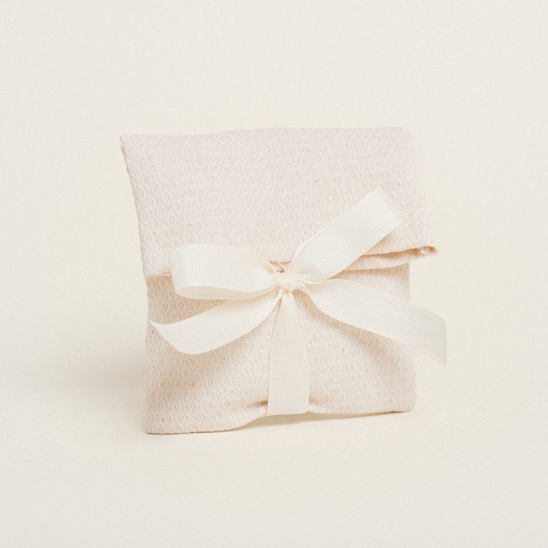 Beauty Home ΠΟΥΓΚΙ ΜΕ ΚΟΡΔΕΛΑ 12 x 17 cm ΚΕΝΤΗΜΑ ΡΟΜΒΟΣ ΕΚΡΟΥ