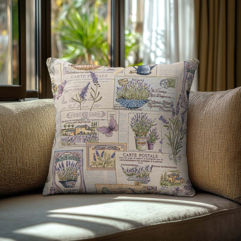 Beauty Home Μαξιλαροθήκη Lavender Garden Post