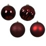 Beauty Home Χριστουγεννιάτικη Μπάλα Μπορντώ  Ø14 cm