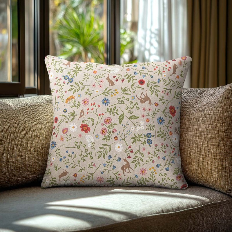 Beauty Home Μαξιλαροθήκη ΖΩΑΚΙΑ ΚΑΙ ΛΟΥΛΟΥΔΙΑ