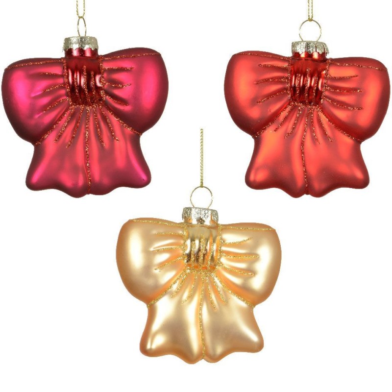 Beauty Home Γυάλινο Φιόγκος 8.2cm x 3.9cm x 8.5cm