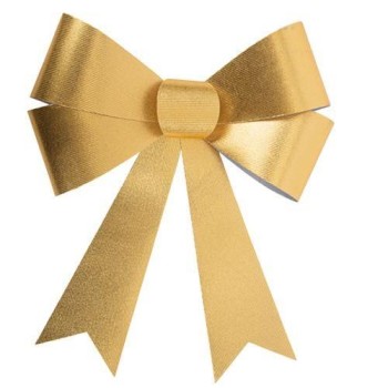 Beauty Home Φιόγκος σε Μεταλλικό Χρυσό 32 x 37 cm