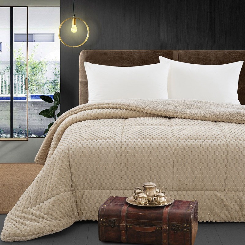 Beauty Home Κουβερτοπάπλωμα ημίδιπλο Art 12651 180x240 Μπεζ