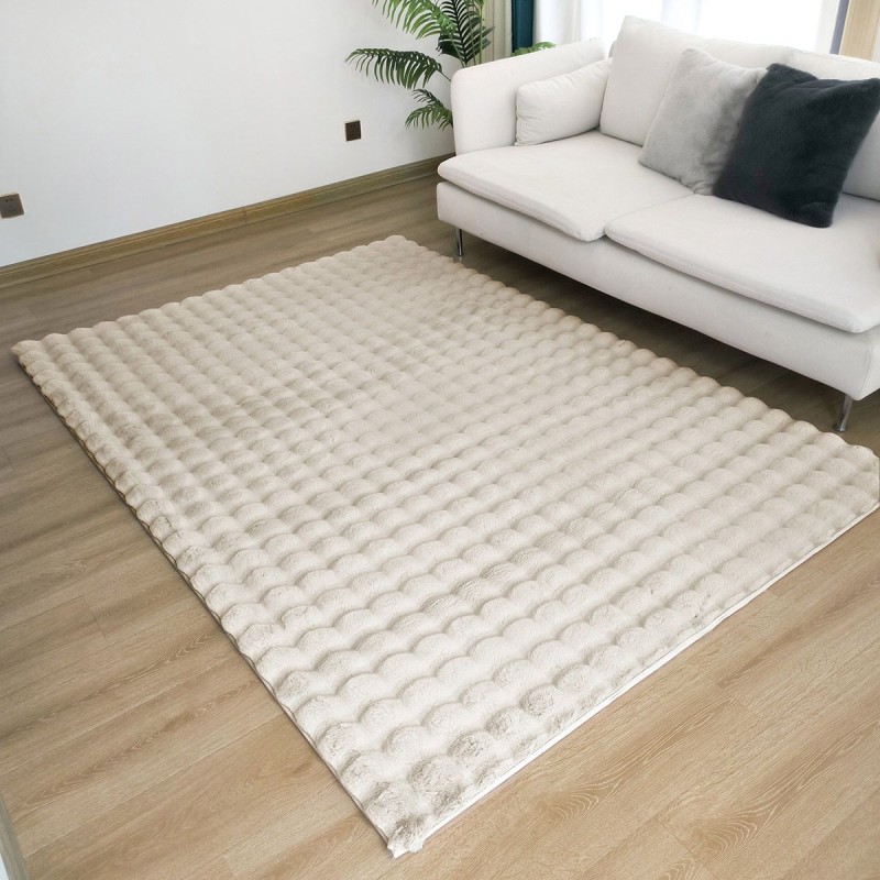 Beauty Home Χαλί Bubble Art 9662 155x230 Εκρού