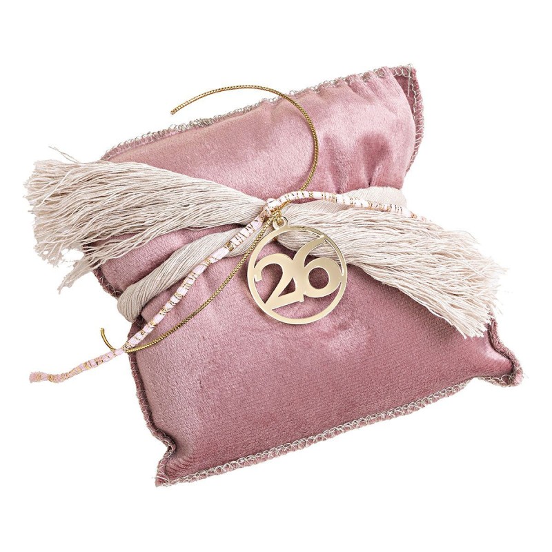 Beauty Home ΜΑΞΙΛΑΡΙ ΜΕ ΧΡΟΝ. Βελούδο Σάπιο Μήλο