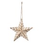 Beauty Home Ξύλινο Αστέρι  Σκαλιστό 13 cm