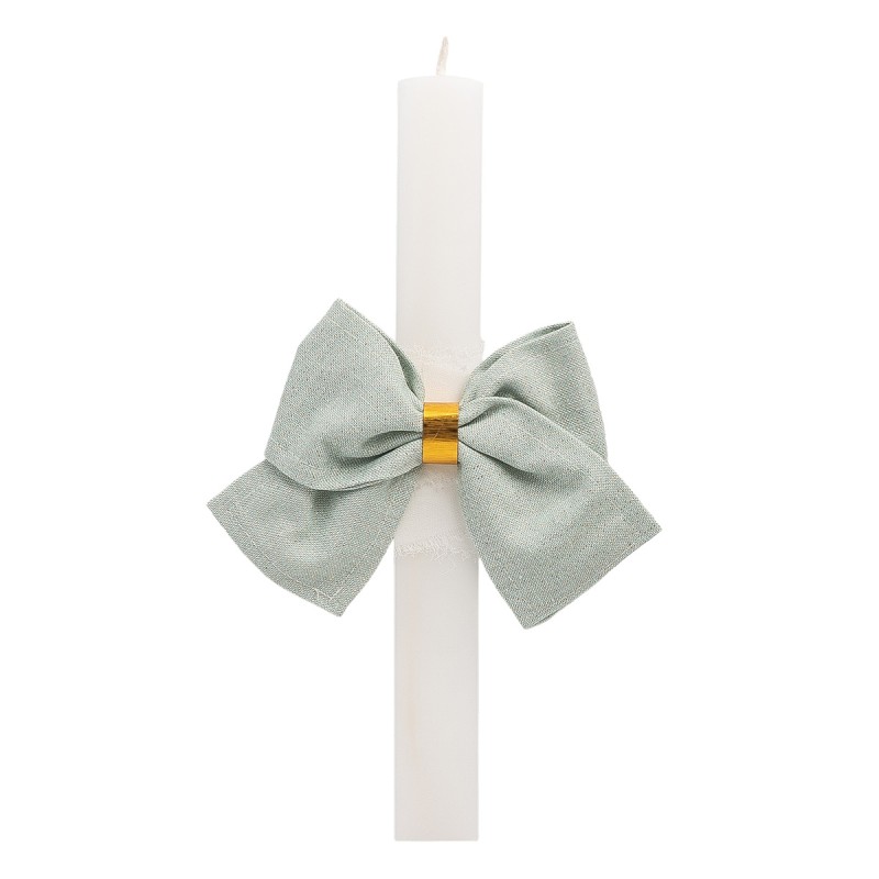 Beauty Home ΛΑΜΠΑΔΑ ΛΕΥΚΗ 33cm ΦΙΟΓΚΟΣ ΒΕΡΑΜΑΝ ΧΡΥΣΟ LUREX