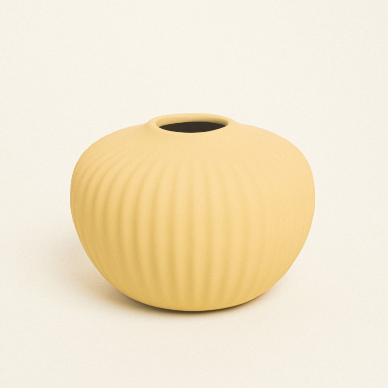 Beauty Home Ματ Κεραμικό Βάζο 15 cm x 11 cm