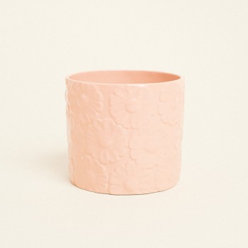 Beauty Home Κασπώ Πήλινο με Ανάγλυφο Σχέδιο Λουλουδιών
 12.8cm x 13.1cm