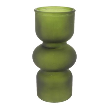 Beauty Home Βάζο γυάλινο Judith – Ματ Λάδι Ø11x25cm – 1600ml