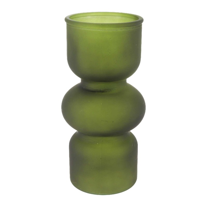 Beauty Home Βάζο γυάλινο Judith – Ματ Λάδι Ø11x25cm – 1600ml