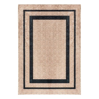 Beauty Home Πατάκι Sunny Art 9140 65x140 Μπεζ,Μαύρο