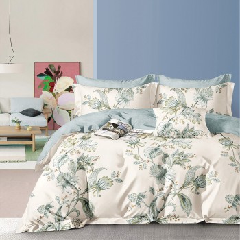 Beauty Home Σετ κουβερλί υπέρδιπλο Memories Art 12694 220x240 Μπεζ