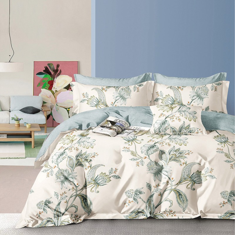 Beauty Home Σετ κουβερλί υπέρδιπλο Memories Art 12694 220x240 Μπεζ