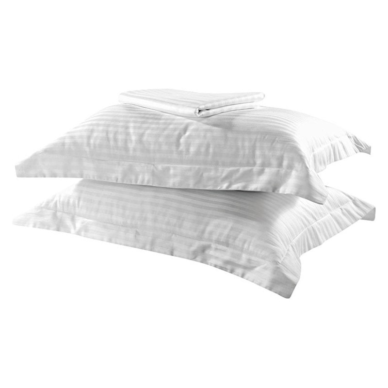 Beauty Home Σετ σεντόνια King Size Dobby Cotton Rich Blend Art 1381 290x300 Λευκό