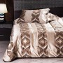 Beauty Home Σετ πάπλωμα υπέρδιπλο Art 1469  220x240  Εμπριμέ,Χρυσαφί,Καφέ