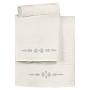 Beauty Home Σετ πετσέτες Art 3173  Σετ 3τμχ  Εκρού