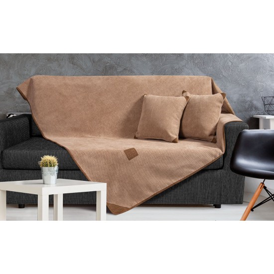 Beauty Home Ριχτάρι Τετραθέσιο Camel Art 8241 180x350 Μπεζ Beauty Home Ριχτάρι Τετραθέσιο Camel Art 8241 180x350 Μπεζ