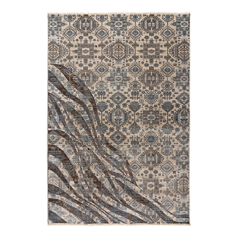 Beauty Home Σετ Κρεβ/ρας 3τμχ Bliss Art 9629 Μπεζ,Μόκα,Μπλε