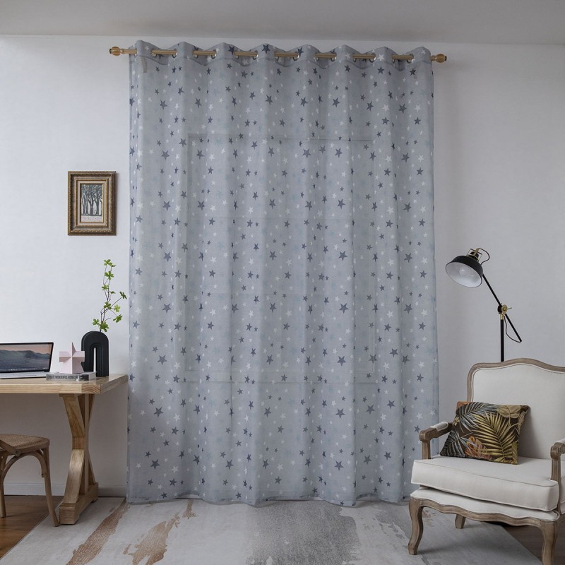 Beauty Home Κουρτίνα Art 6121 280x280 Γαλάζιο,Μπλε