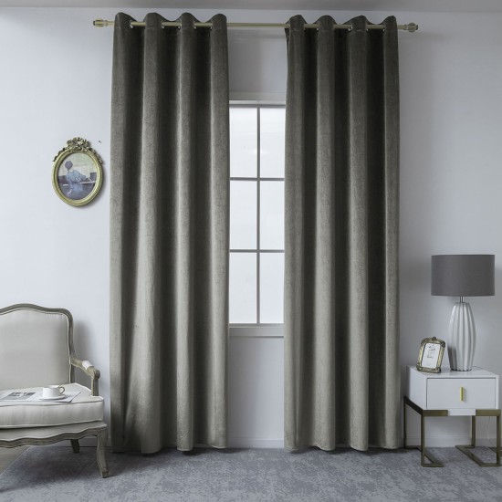 Beauty Home Κουρτίνα βελούδο σκίασης με 8 μεταλλικούς κρίκους Art 8399 140x270 Βιζόν Beauty Home Κουρτίνα βελούδο σκίασης με 8 μεταλλικούς κρίκους Art 8399 140x270 Βιζόν