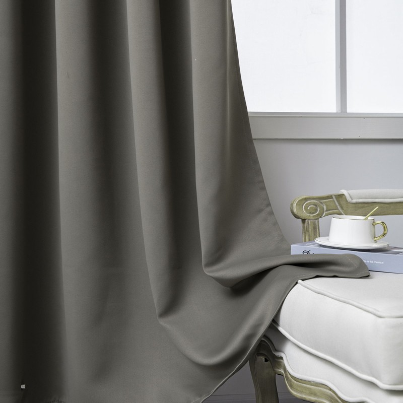 Beauty Home Ύφασμα κουρτίνας Blackout σκίασης Ideal Art 8400  Ύφασμα Φ280 Καφέ