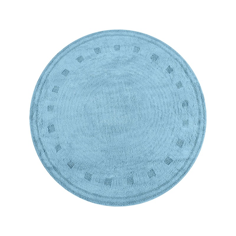 Beauty Home Ροτόντα βαμβακερή Cottony Art 9554 120x120  Σιέλ