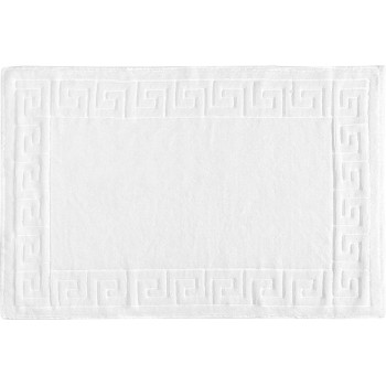 Beauty Home Ταπέτο μπάνιου Neron Art 3018 μαίανδρος 50x75 Λευκό