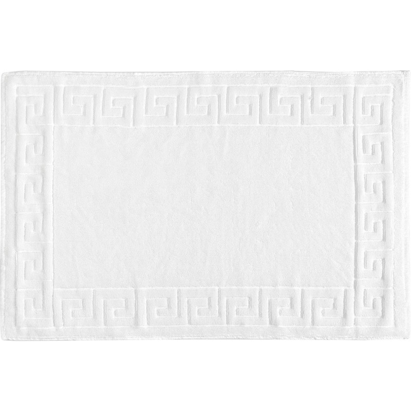 Beauty Home Ταπέτο μπάνιου Neron Art 3018 μαίανδρος 50x75 Λευκό