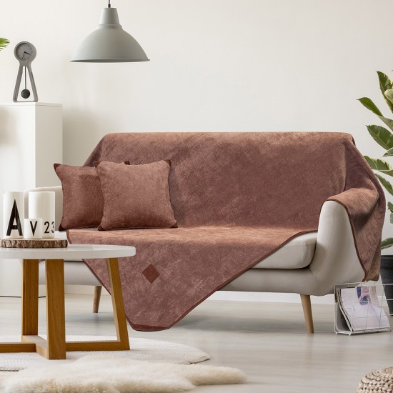Beauty Home Ριχτάρι Μονοθέσιο Tabac Art 8405 180x170 Κεραμιδί Beauty Home Ριχτάρι Μονοθέσιο Tabac Art 8405 180x170 Κεραμιδί