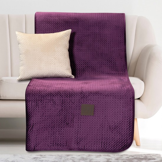 Beauty Home Ριχτάρι Διθέσιο Velvety Art 8411 180x250 Μωβ Beauty Home Ριχτάρι Διθέσιο Velvety Art 8411 180x250 Μωβ