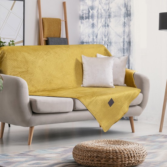 Beauty Home Ριχτάρι Διθέσιο Velvety Art 8412 180x250 Ώχρα Beauty Home Ριχτάρι Διθέσιο Velvety Art 8412 180x250 Ώχρα