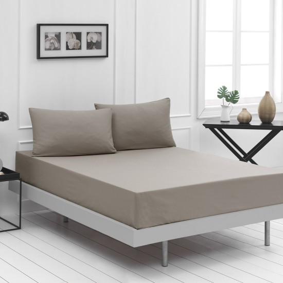 Beauty Home Σεντόνι King size μονόχρωμο Art 1999 265x270 Μπεζ Beauty Home Σεντόνι King size μονόχρωμο Art 1999 265x270 Μπεζ