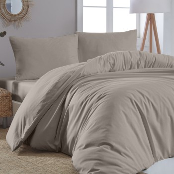 Beauty Home Παπλωματοθήκη υπέρδιπλη μονόχρωμη Art 1999 230x250 Μπεζ