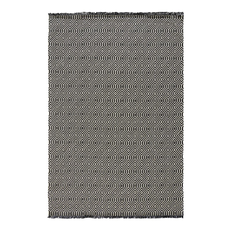 Beauty Home Χαλί βαμβακερό Cocotton 9227 150x220 Ανθρακίτης,Γκρι