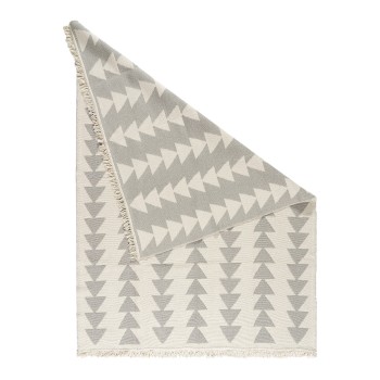 Beauty Home Χαλί βαμβακερό διπλής όψεως Duo Art 9245 160x230 Γκρι