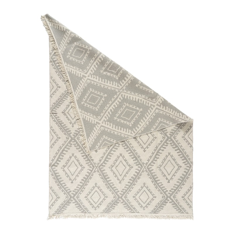 Beauty Home Χαλί βαμβακερό διπλής όψεως Duo Art 9248 160x230 Γκρι