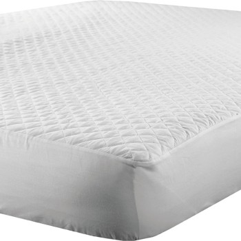 Beauty Home Καπιτονέ προστατευτικό στρώματος Λευκό