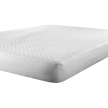 Beauty Home Καπιτονέ προστατευτικό στρώματος Λευκό