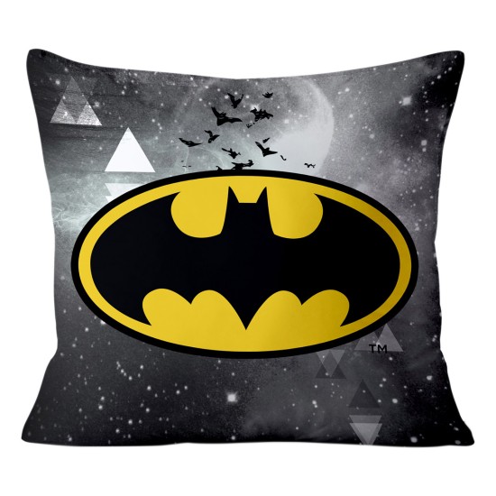 Beauty Home Μαξιλάρι με γέμιση Art 6184 Batman 40x40 Γκρι Beauty Home Μαξιλάρι με γέμιση Art 6184 Batman 40x40 Γκρι