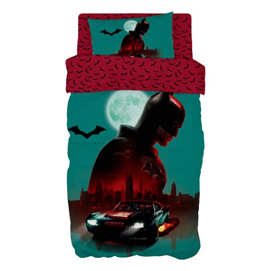 Beauty Home Σετ σεντόνια μονά Art 6185 The Batman 165x250 Εμπριμέ Beauty Home Σετ σεντόνια μονά Art 6185 The Batman 165x250 Εμπριμέ