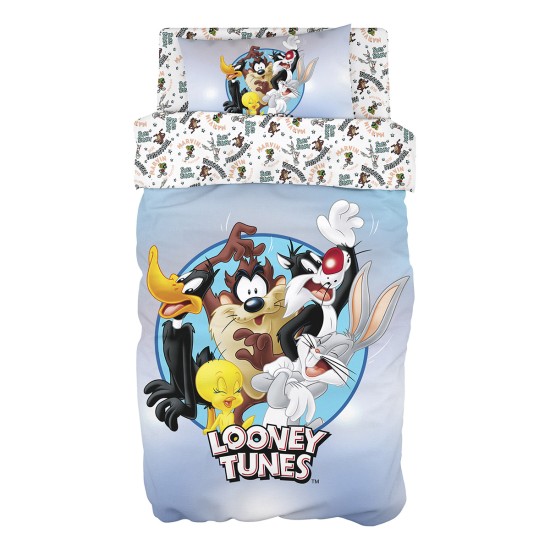 Beauty Home Σετ παπλωματοθήκη μονή Art 6189 Looney Tunes 165x250 Εμπριμέ Beauty Home Σετ παπλωματοθήκη μονή Art 6189 Looney Tunes 165x250 Εμπριμέ