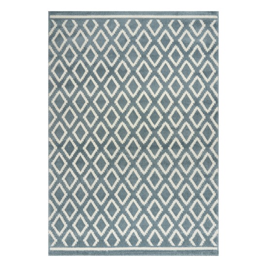 Beauty Home Χαλί Vibe Art 9574 160x230 Blue White Σιέλ Λευκό Beauty Home Χαλί Vibe Art 9574 160x230 Blue White Σιέλ Λευκό